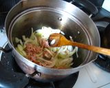 菜花とツナ缶汁も使ったスープ作り方4写真