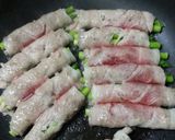 豚ロースでアスパラ巻き♪作り方5写真