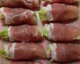 簡単！つぼみ菜の肉巻き作り方2写真