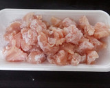 柔らか鶏ムネ肉のふわふわマヨ卵炒め作り方1写真