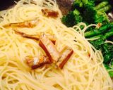 菜の花など春野菜とししゃものパスタ作り方6写真