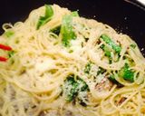 菜の花など春野菜とししゃものパスタ作り方7写真