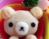 リラックマ☆卒園キャラ弁作り方3写真