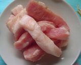 ☆シャキシャキ青菜とカリカリポーク炒め☆作り方1写真