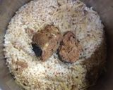 サバ缶で炊き込みご飯(無水鍋QC使用)作り方3写真
