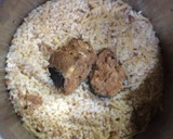 サバ缶で炊き込みご飯(無水鍋QC使用)作り方3写真