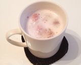 ホットイチゴアーモンドミルク★作り方3写真
