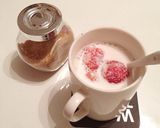 ホットイチゴアーモンドミルク★作り方5写真