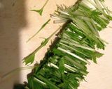 簡単水菜とじゃこのパリパリ混ぜるだけご飯作り方1写真