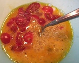 野菜とソーセージのオープン オムレツ作り方3写真