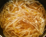 もやしと卵のとろ～り中華スープ作り方1写真