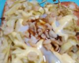 お好み焼き!?天かす♡キャベ目玉トースト作り方4写真