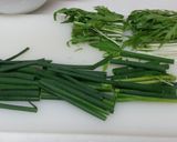 鶏皮と小ねぎのポン酢サラダ～おつまみ風～作り方1写真