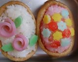 春キャラ弁お花いなり作り方6写真