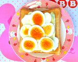 きゅーたまトースト♪作り方4写真