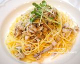 干物アレンジ♪ミルクスープパスタ作り方6写真