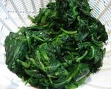 母の味♪ほうれん草の胡麻和え作り方1写真