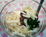 はんぺんと納豆のマヨチーズ焼き♥作り方1写真