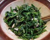 母の味♪ほうれん草の胡麻和え作り方5写真