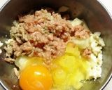 離乳食！パイナップルハンバーグ☆作り方2写真