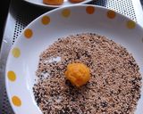 ♥和菓子みたいな♥かぼちゃのごま団子作り方6写真
