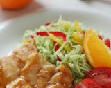 フライパンで♪オレンジ風味のチキン鍋照り作り方7写真