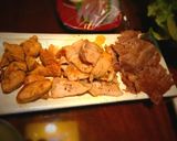 サムギョプサル風、楽しい、肉＆野菜巻き作り方3写真