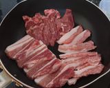 豚丼の上作り方1写真