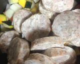 ソーセージ出汁の根菜スープ作り方1写真