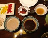 サムギョプサル風、楽しい、肉＆野菜巻き作り方5写真