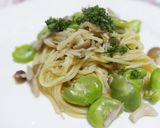 春を感じる✿ソラマメのパスタ作り方8写真