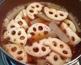 即席メニュー☆蓮根と蒟蒻の麺つゆ煮作り方2写真