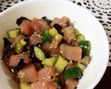 海鮮丼にも★マグロとキュウリの胡麻和え作り方2写真