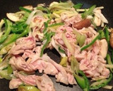 豆腐 豚コマのしょうが味噌炒め作り方6写真