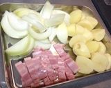 じゃがいもとベーコンの煮物★作り方1写真