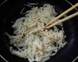 エノキと卵の甘辛炒め～お弁当にピッタリ♪作り方3写真