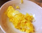 たくあん救済♥️たくあんと卵のチャーハン作り方3写真