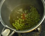 えんどう豆と高野豆腐の卵とじ作り方1写真
