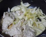 豚こま肉de他人丼♪作り方1写真