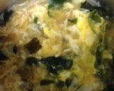 春キャベツとワカメと卵の味噌汁作り方3写真
