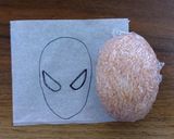☆スパイダーマン キャラ弁☆作り方5写真
