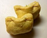 麺つゆで時短！余った切餅で餅巾着☆作り方1写真