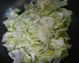 豚ひき肉とレタスと長ねぎ入り炒めご飯作り方7写真