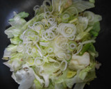 豚ひき肉とレタスと長ねぎ入り炒めご飯作り方7写真