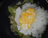 豚ひき肉とレタスと長ねぎ入り炒めご飯作り方11写真