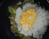 豚ひき肉とレタスと長ねぎ入り炒めご飯作り方11写真