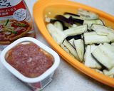 茄子とコンビーフのチーズ焼き作り方1写真