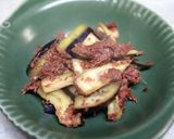 茄子とコンビーフのチーズ焼き作り方3写真