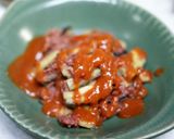 茄子とコンビーフのチーズ焼き作り方4写真
