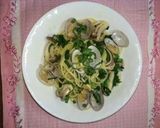 アサリとアンチョビのパスタねぎハーブ☆作り方3写真
